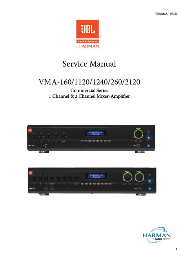 VMA-160, VMA-1120, VMA-1240, VMA-260, VMA-2120 Ver.A